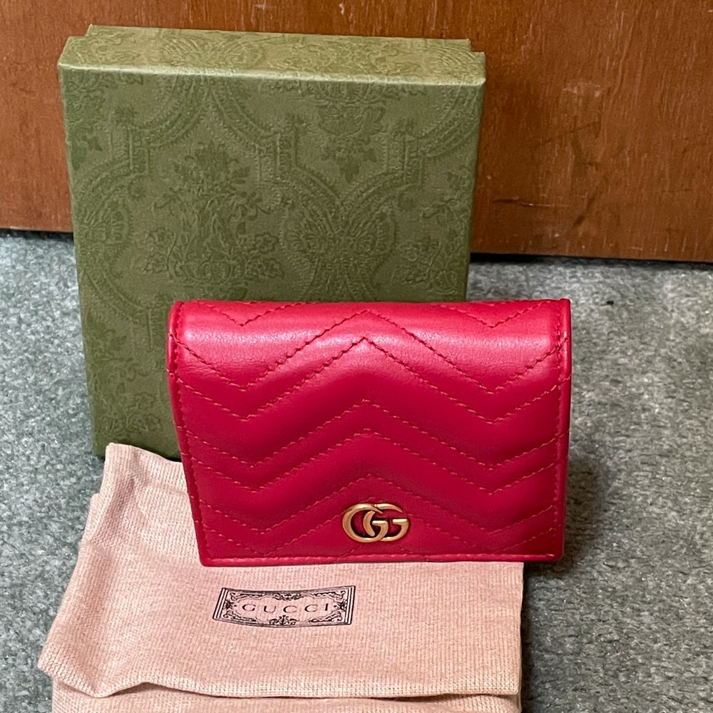 Gucci Marmont card case wallet